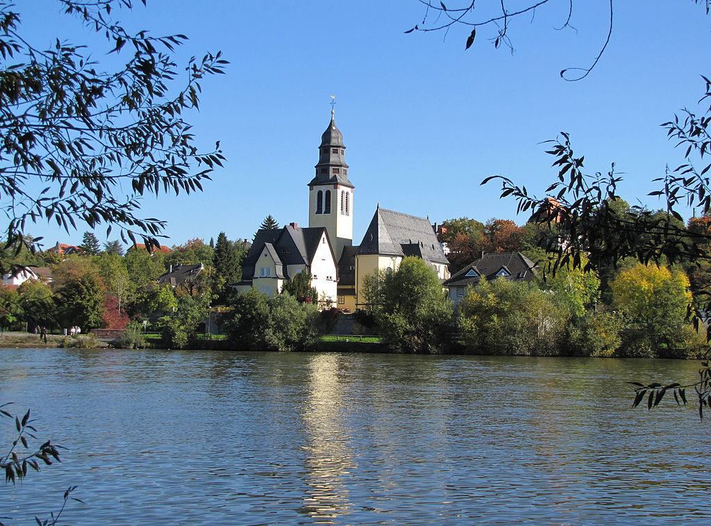 Kelsterbach, Kirche, Mainufer